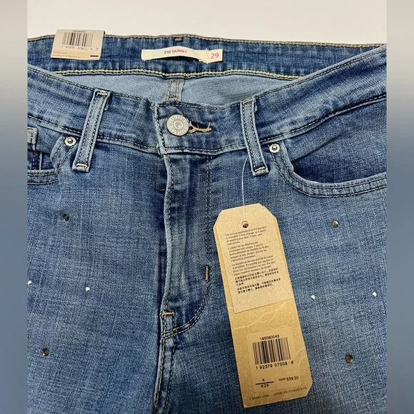 Levis 711 Skinny Jeans - Picture 4 of 6